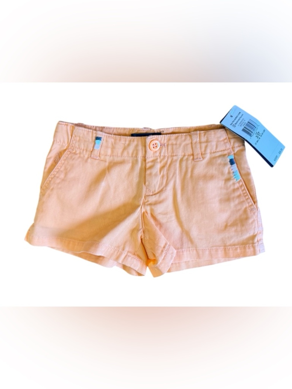 Toddler Girls Ralph Lauren Orange Shorts
Size: 3/3T 
New